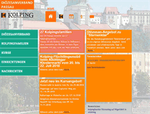 Tablet Screenshot of kolping-dv-passau.de